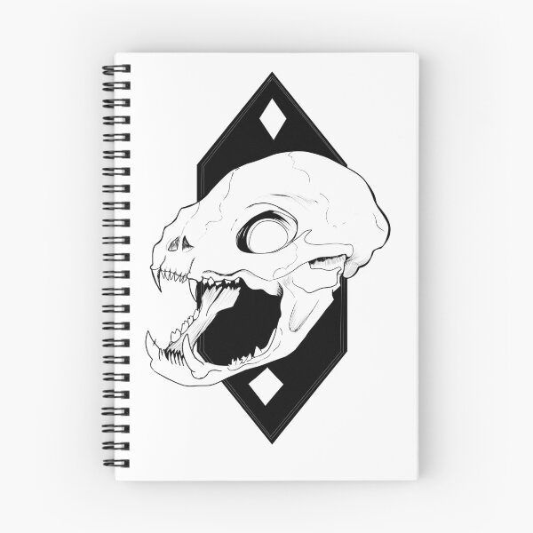 Item preview, cat skull designed and sold by Rhyscraig.