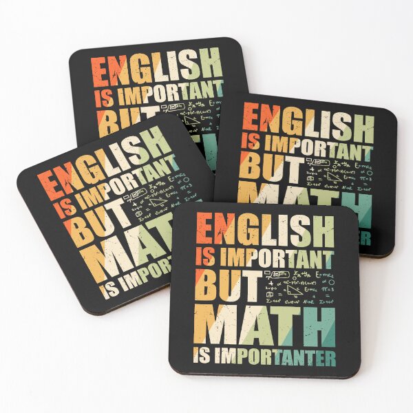 Item preview, Funny Math Saying, English Is Important But Math Is Importanter designed and sold by gachtousalah.