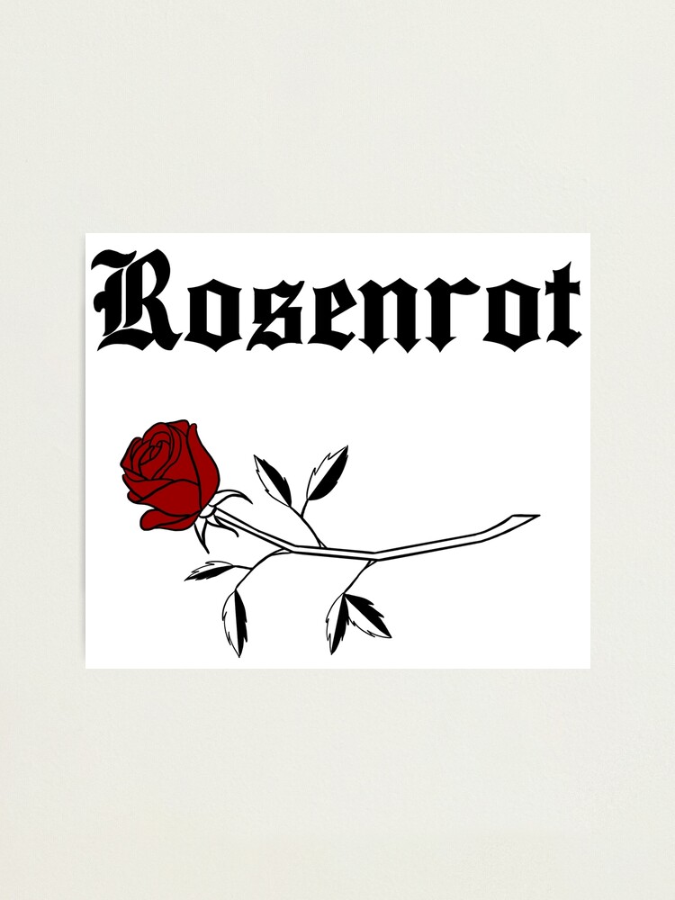 Alternate view of Rosenrot - Black Photographic Print