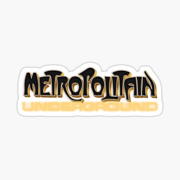 Item preview, Metropolitain Underground Subway Vintage Logo for Dark Colors designed and sold by Osprey Tees.