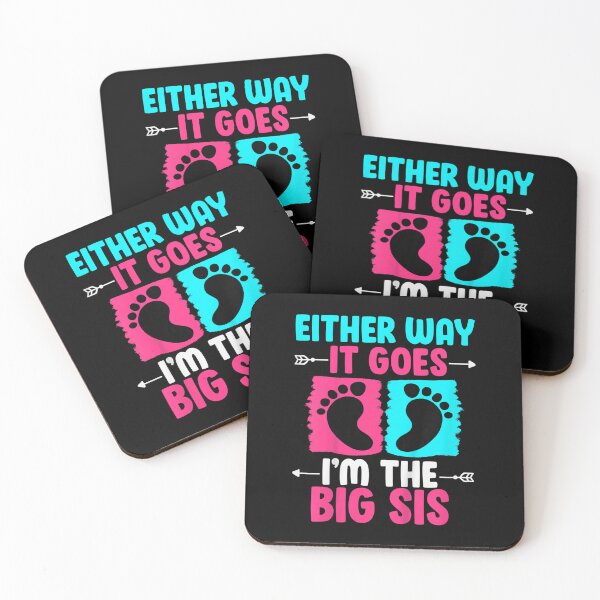 Item preview, Kids Either Way It Goes I'm The Big Sis Gender Reveal Party Baby  designed and sold by dolsy-store.