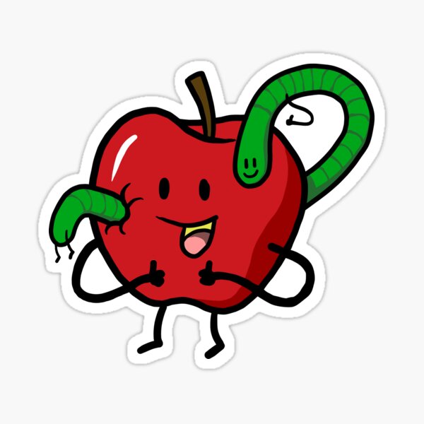 Apple-Buddy Sticker