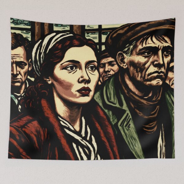 Item preview, Immigrants at Ellis Island #1 designed and sold by devwalk92.