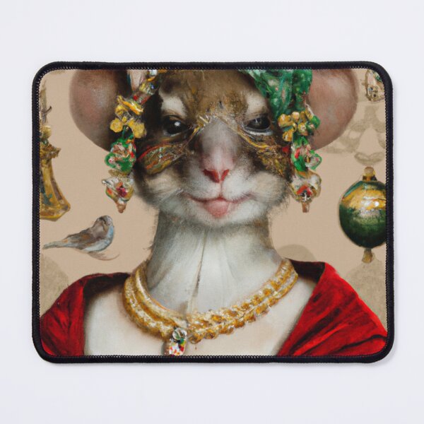 Item preview, Funny Royal Christmas, Pet Portrait, Royal Mouse Paintings, Renaissance Pet King Portrait, Classic Pet Portrait, Printable, Wall Art,Digital designed and sold by RadRococo.