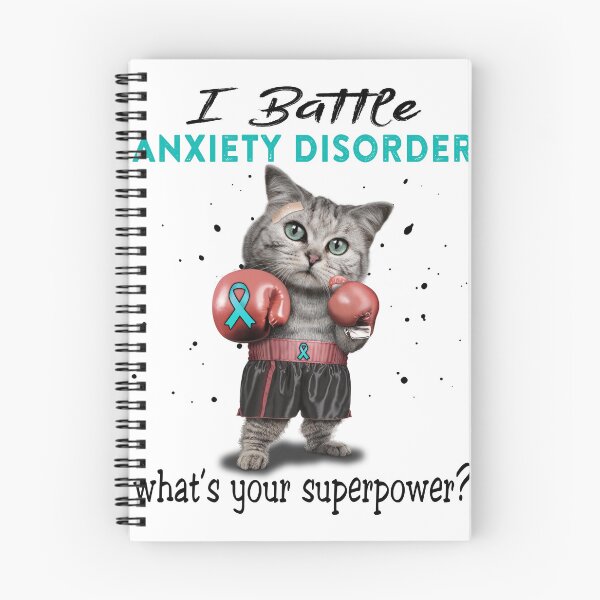 Item preview, Anxiety Disorder Warrior - I Battle Anxiety Disorder What Is Your Superpower? designed and sold by Jennpak.