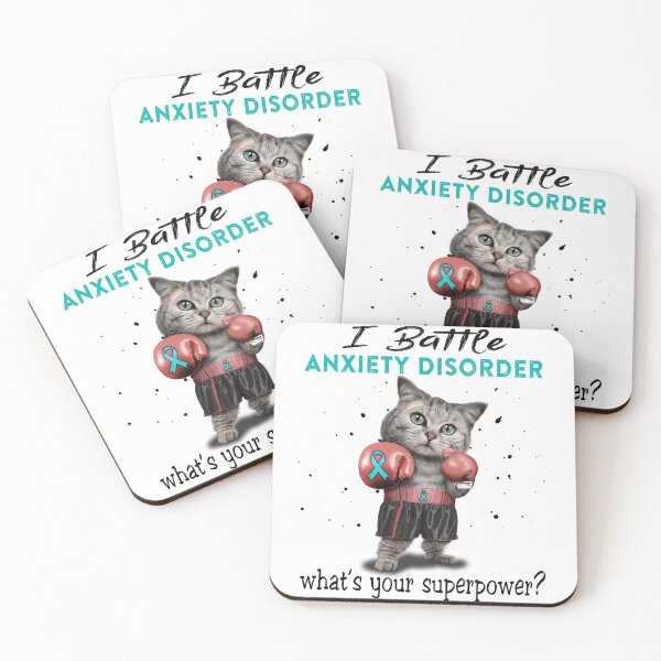 Item preview, Anxiety Disorder Warrior - I Battle Anxiety Disorder What Is Your Superpower? designed and sold by Jennpak.