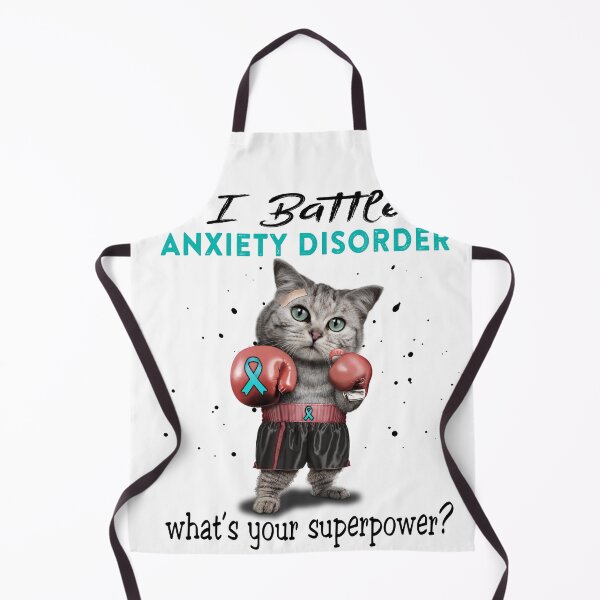 Item preview, Anxiety Disorder Warrior - I Battle Anxiety Disorder What Is Your Superpower? designed and sold by Jennpak.