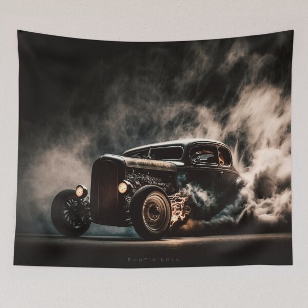 Item preview, Hot Rod Burnout #12, a perfect gift for all American Muscle Car fans designed and sold by RodZnRoll.