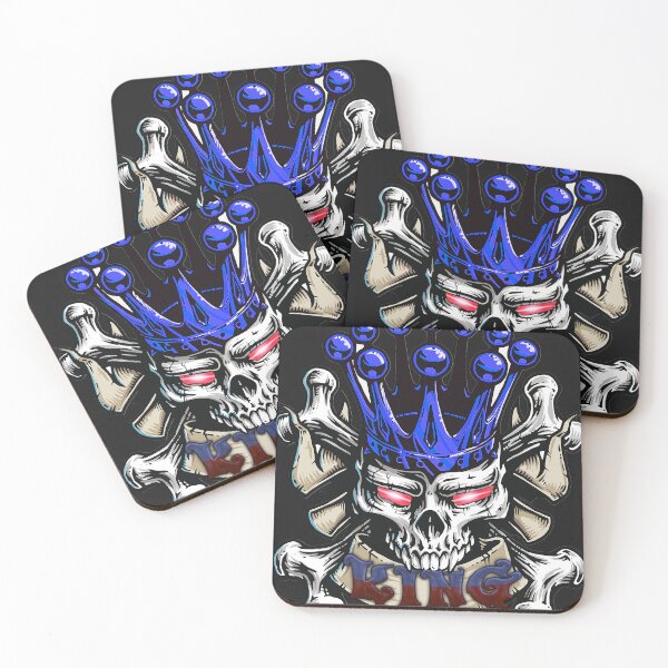 Item preview, Horror King skeleton Skull awesome design designed and sold by AssamFT.