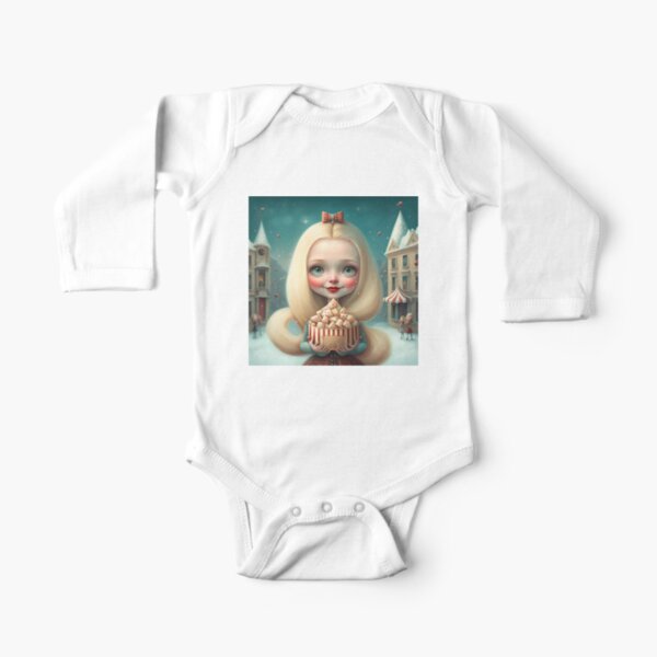 Christmas sweet girl Long Sleeve Baby One-Piece