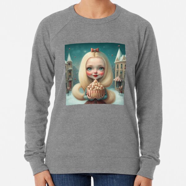 Christmas sweet girl Lightweight Sweatshirt