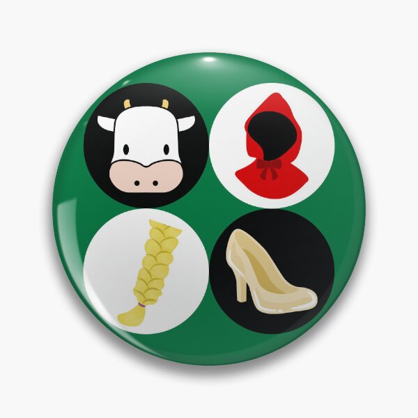 Item preview, The Cow, The Cape, The Hair, the Slipper - Into The Woods Musical designed and sold by Downstage Designs.