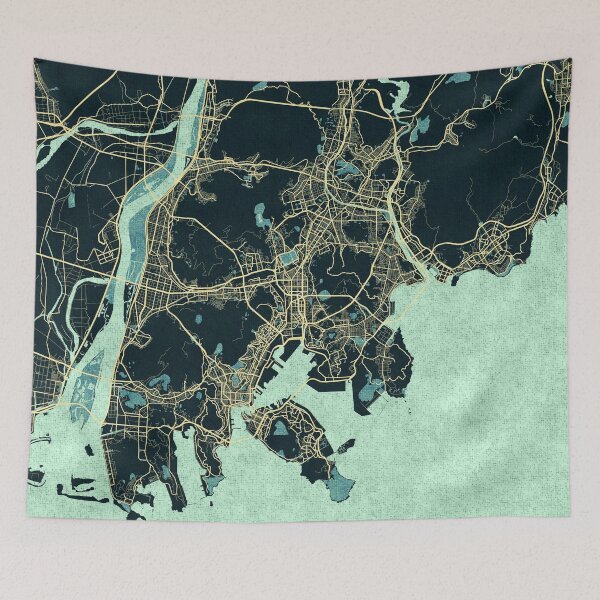 Item preview, Busan City Map of South Korea - Summer designed and sold by deMAP.