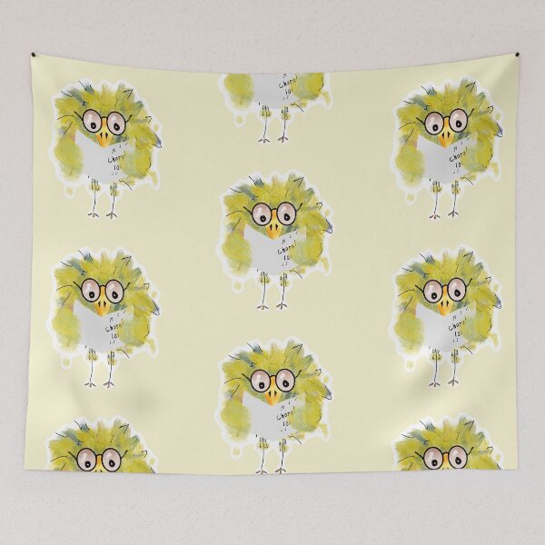 Item preview, Funny Bird in Choral 101 designed and sold by designs-by-ann.