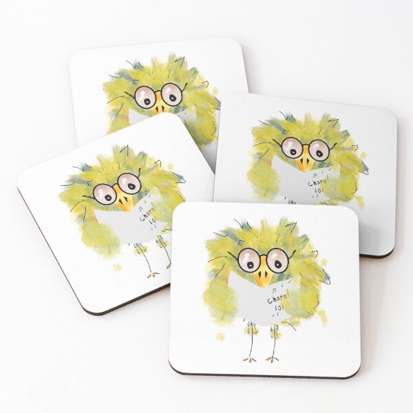 Item preview, Funny Bird in Choral 101 designed and sold by designs-by-ann.