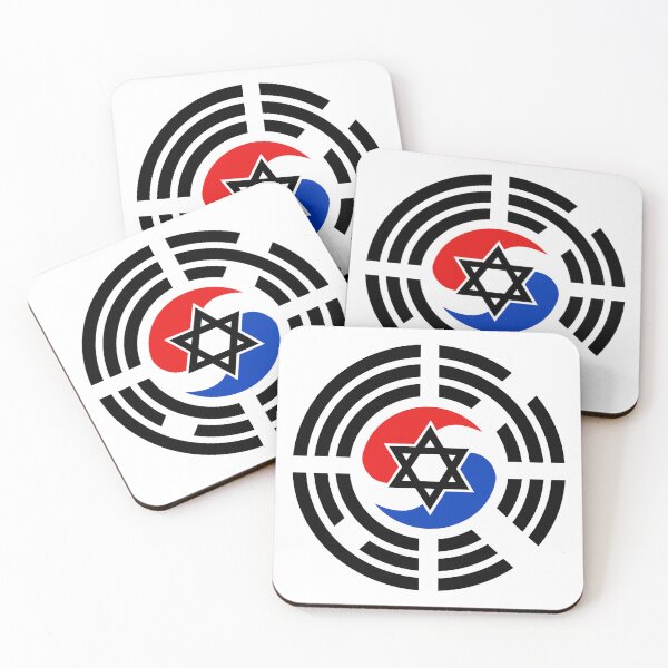Item preview, Korean Jewish Multinational Patriot Flag Series designed and sold by Carbon-Fibre Media.