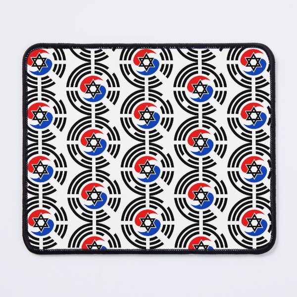 Item preview, Korean Jewish Multinational Patriot Flag Series designed and sold by Carbon-Fibre Media.
