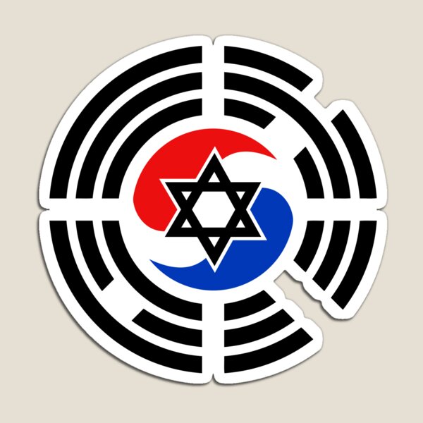 Item preview, Korean Jewish Multinational Patriot Flag Series designed and sold by Carbon-Fibre Media.