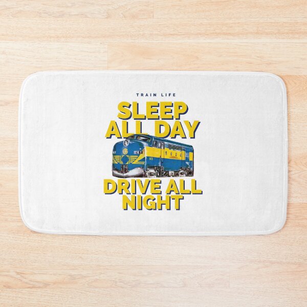 Item preview, Train life sleep all day drive all night machinist train designed and sold by frikitren.