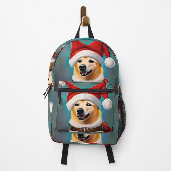 Item preview, Christmas Canaan Dog Wearing A Santa Hat designed and sold by ZenEverAI.