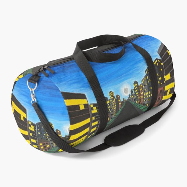 Item preview, night sky over city block painting designed and sold by K-MacDesigns.