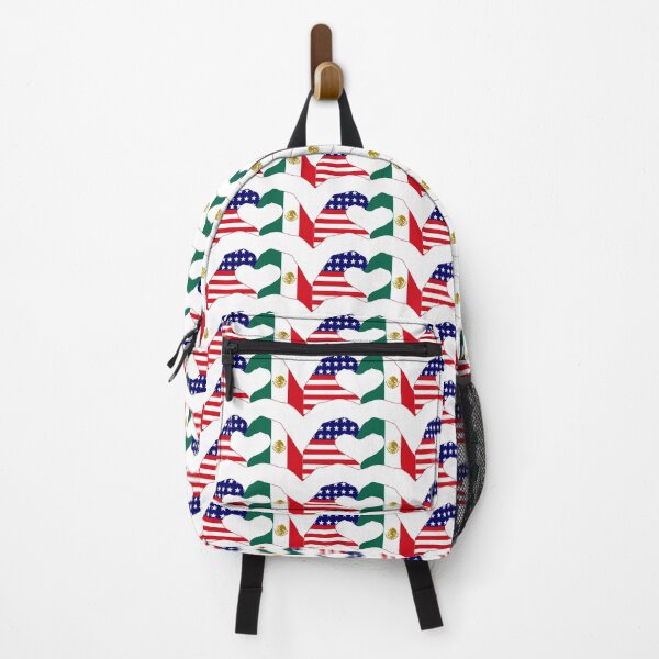 Item preview, We Heart USA & Mexico Patriot Flag Series designed and sold by Carbon-Fibre Media.