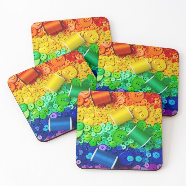 Item preview, Rainbow Buttons And Spools Of Thread designed and sold by Garry Gay.