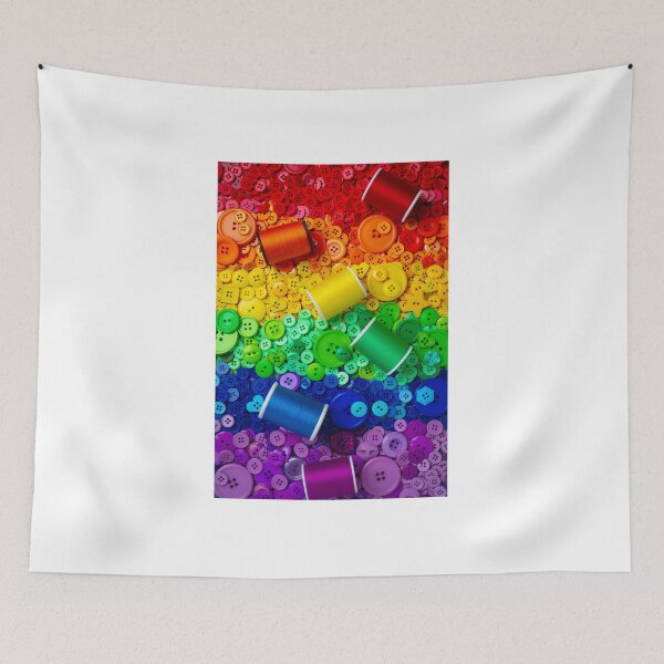 Item preview, Rainbow Buttons And Spools Of Thread designed and sold by Garry Gay.