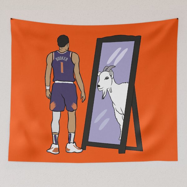 Item preview, Devin Booker Mirror GOAT designed and sold by RatTrapTees.