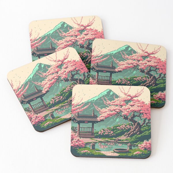 Item preview, Japanese Landscape Cherry Blossom designed and sold by trajeado14.