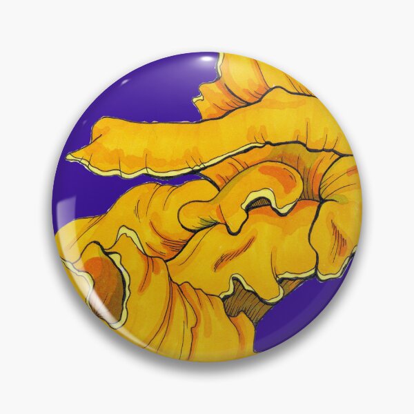 Item preview, Chanterelle  Yellow Mushroom Cluster  designed and sold by Wyrd & Witchy Art and Design.