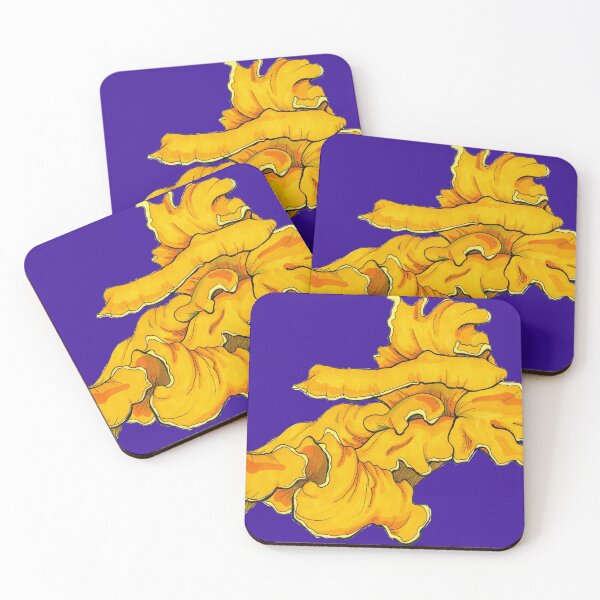 Item preview, Chanterelle  Yellow Mushroom Cluster  designed and sold by Wyrd & Witchy Art and Design.