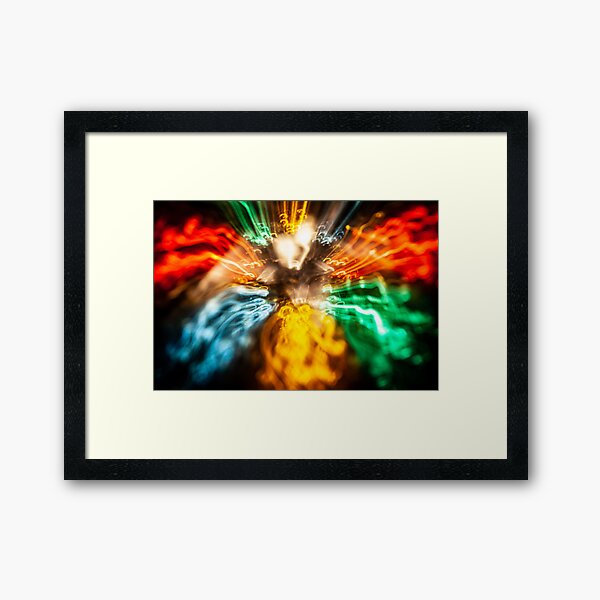 Star Flower Framed Art Print