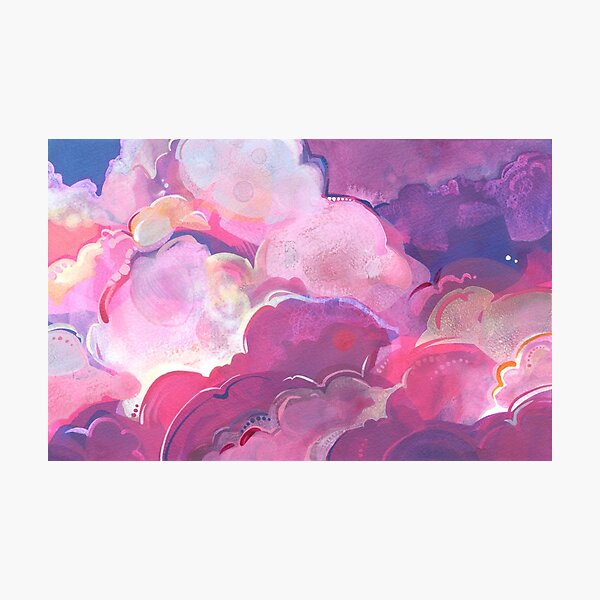Pink Cloud Painting - 2022 Photographic Print