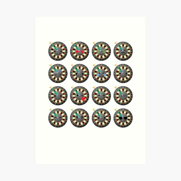 "Dart Emoji " Art Print for Sale by HippoEmo Redbubble