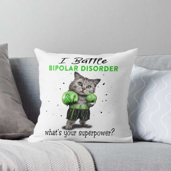 Item preview, Bipolar Disorder Warrior - I Battle Bipolar Disorder What Is Your Superpower? designed and sold by Jennpak.