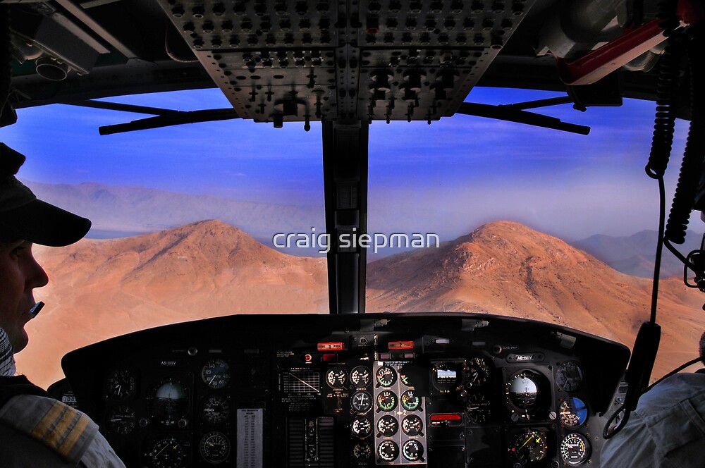 “Bell 212 cockpit " by craig siepman | Redbubble
