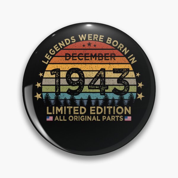 Item preview, Legends Were Born In December 1943 Limited Edition Patriotic designed and sold by cssdru.