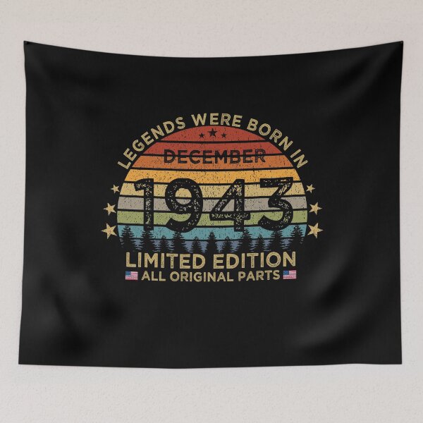 Item preview, Legends Were Born In December 1943 Limited Edition Patriotic designed and sold by cssdru.