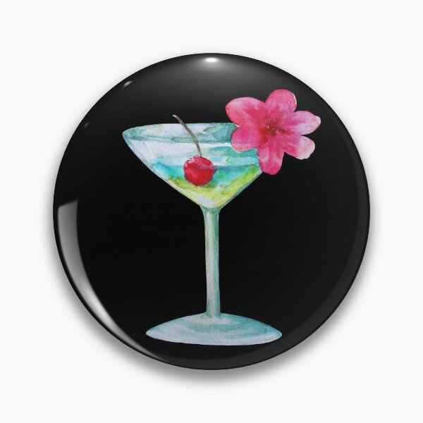 Artikelvorschau, Aquarell Martini-Cocktail entworfen und verkauft von antevasinart.