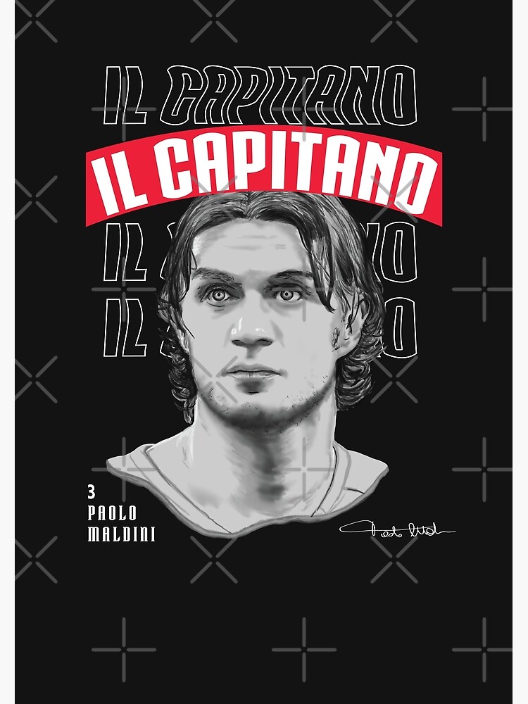 "IL Capitano Paolo Maldini the AC Milan and Italy national team legend