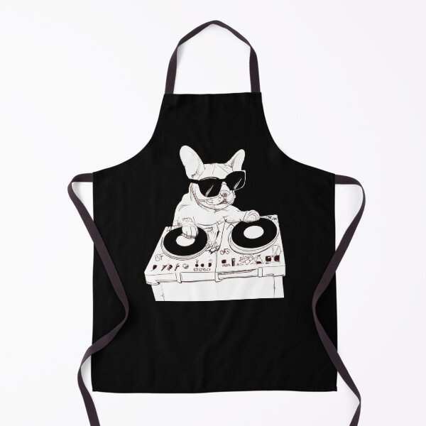Item preview, French Bulldog DJ wearing sunglasses - Cool Frenchie Music Dog Design designed and sold by Vividality.