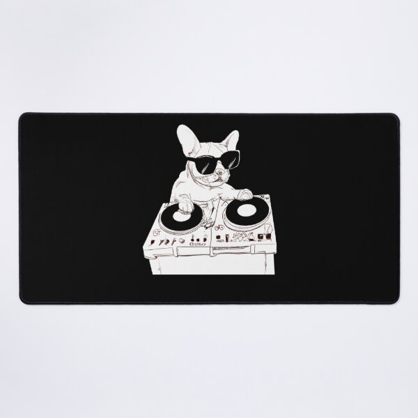 Item preview, French Bulldog DJ wearing sunglasses - Cool Frenchie Music Dog Design  designed and sold by Vividality.