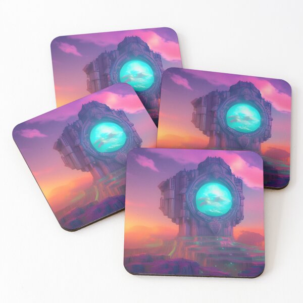 Item preview, Futuristic Sci-Fi Space World Suspended in Water. designed and sold by JKirchnerArt.