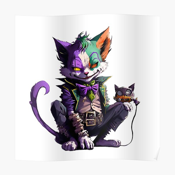 This Cat is a Joker Poster