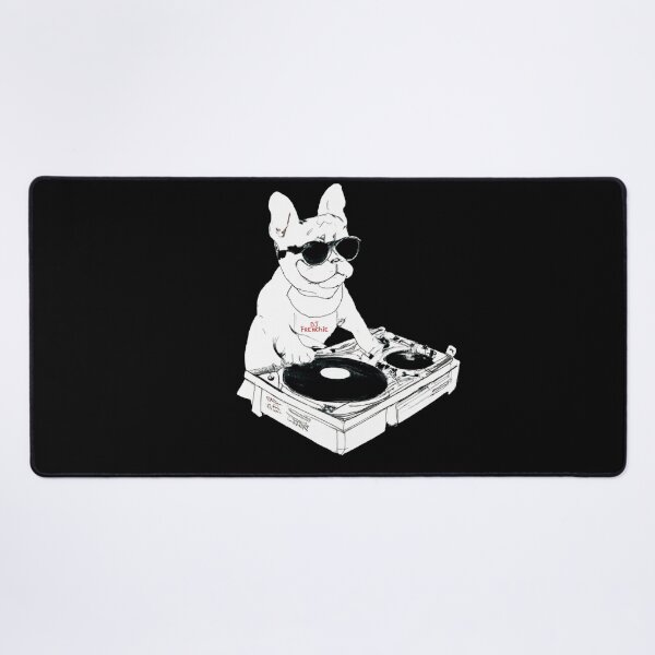 Item preview, French Bulldog DJ wearing sunglasses - Cool Frenchie Music Dog Design designed and sold by Vividality.