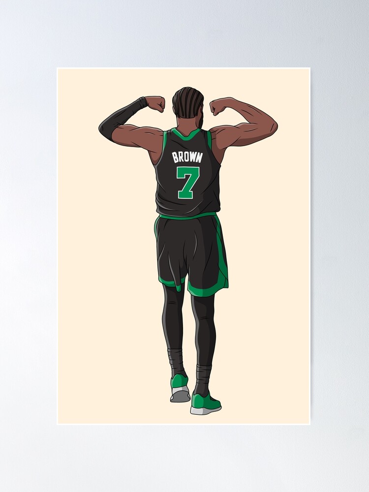 Jaylen Brown Basketball Paper Poster Celtics - Jaylen Brown - Posters and  Art Prints