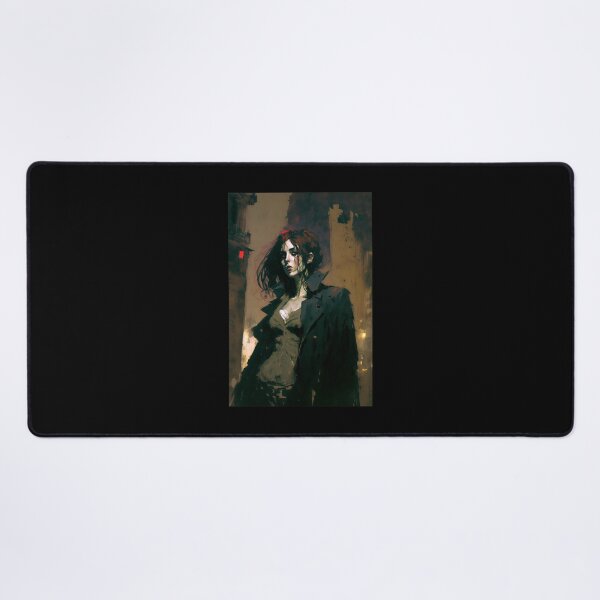Item preview, Woman in Black Coat Painting designed and sold by ZGigerBarker.