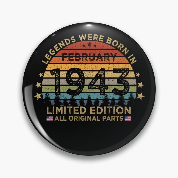 Item preview, Legends Were Born In February 1943 Limited Edition Patriotic designed and sold by cssdru.