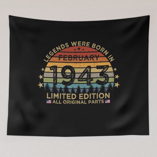 Item preview, Legends Were Born In February 1943 Limited Edition Patriotic designed and sold by cssdru.
